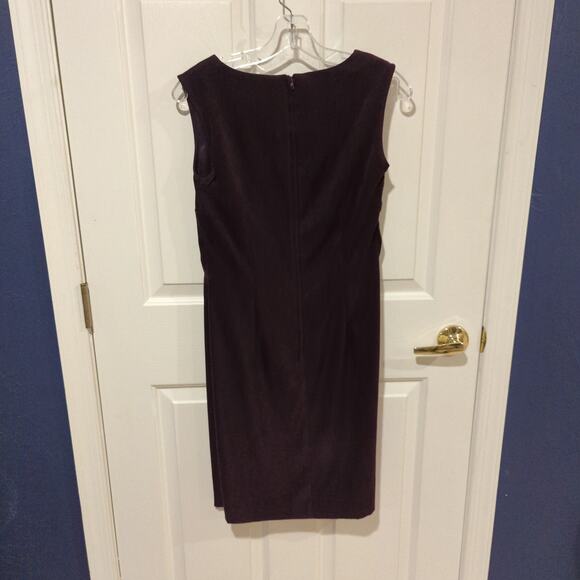 Vintage Worthington Velvet Look Sheath Dress, EUC, 10 - Picture 5 of 5